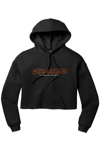 Free D Women’s Sponge Fleece Cropped Fleece Hoodie - Lifestyle