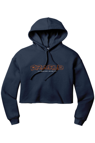 Free D Women’s Sponge Fleece Cropped Fleece Hoodie - Lifestyle