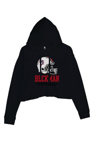 Beckman Patriots Ladies' Cropped Fleece Hoodie - Lifestyle Helmet Pride Edition