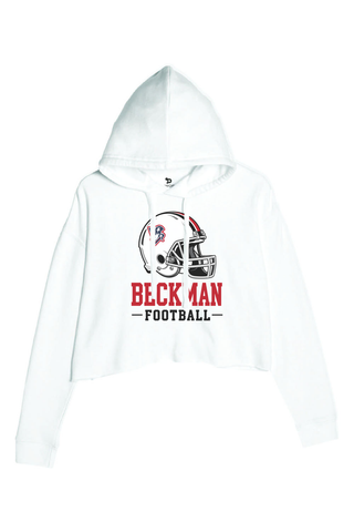 Beckman Patriots Ladies' Cropped Fleece Hoodie - Lifestyle Helmet Pride Edition