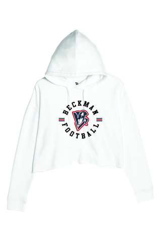 Beckman Patriots Ladies' Cropped Fleece Hoodie - Lifestyle 4