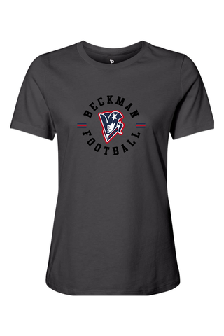Beckman Patriots Women’s Relaxed Jersey Short Sleeve Tee - Lifestyle Classic Pride Edition