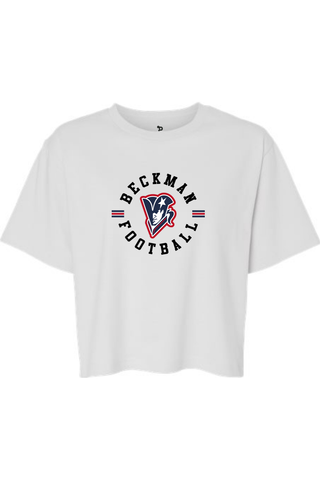 Beckman Patriots Women's Fine Jersey Boxy Tee - Lifestyle 4