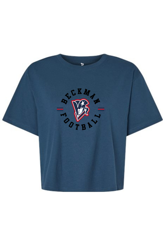 Beckman Patriots Women's Fine Jersey Boxy Tee - Lifestyle Classic Pride Edition