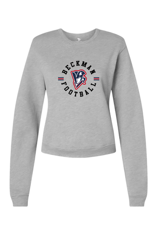 Beckman Patriots Women's Sponge Fleece Classic Crewneck Sweatshirt - Lifestyle Classic Pride Edition