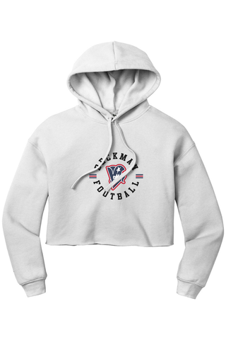 Beckman Patriots Women’s Sponge Fleece Cropped Fleece Hoodie - Lifestyle Classic Pride Edition