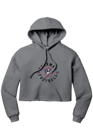 Beckman Patriots Women’s Sponge Fleece Cropped Fleece Hoodie - Lifestyle Classic Pride Edition