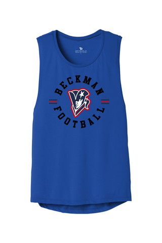 Beckman Patriots Women's Flowy Muscle Tank - Lifestyle Classic Pride Edition