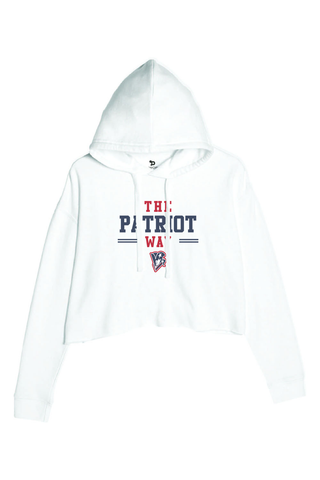 Beckman Patriots Ladies' Cropped Fleece Hoodie - Lifestyle Patriot Way Edition