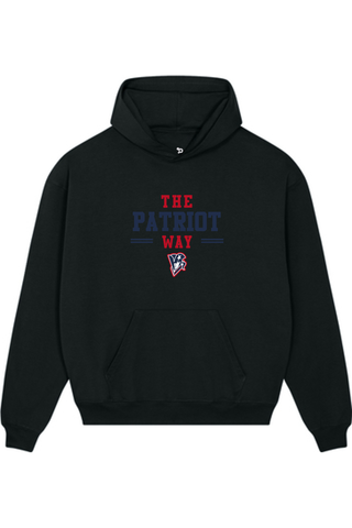 Beckman Patriots Unisex Cooper Dry Hooded Sweatshirt - Lifestyle 5