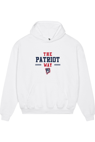 Beckman Patriots Unisex Cooper Dry Hooded Sweatshirt - Lifestyle 5