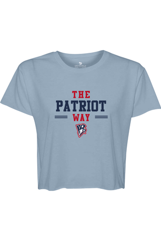 Beckman Patriots Women's Cali Crop - Lifestyle Patriot Way Edition