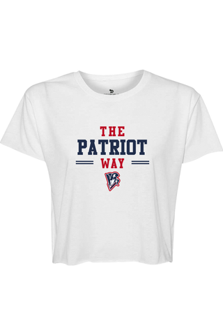 Beckman Patriots Women's Cali Crop - Lifestyle 5