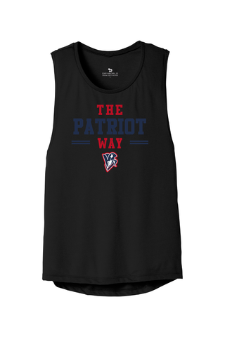Beckman Patriots Women's Flowy Muscle Tank - Lifestyle 5