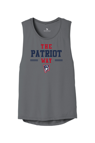 Beckman Patriots Women's Flowy Muscle Tank - Lifestyle Patriot Way Edition
