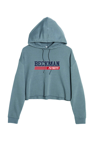 Beckman Patriots Ladies' Cropped Fleece Hoodie - Lifestyle 6