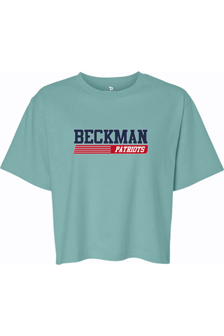 Beckman Patriots Women's Fine Jersey Boxy Tee - Lifestyle 6