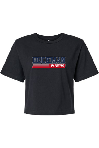 Beckman Patriots Women's Fine Jersey Boxy Tee - Lifestyle 6