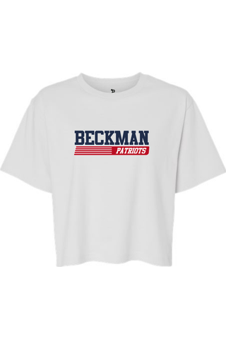 Beckman Patriots Women's Fine Jersey Boxy Tee - Lifestyle 6