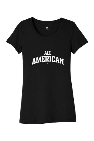 All American Women’s Triblend Short Sleeve Tee - Lifestyle Beyond The Game Edition