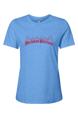 Beckman Patriots Women’s Relaxed Jersey Short Sleeve Tee - Lifestyle 7