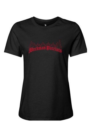 Beckman Patriots Women’s Relaxed Jersey Short Sleeve Tee - Lifestyle 7