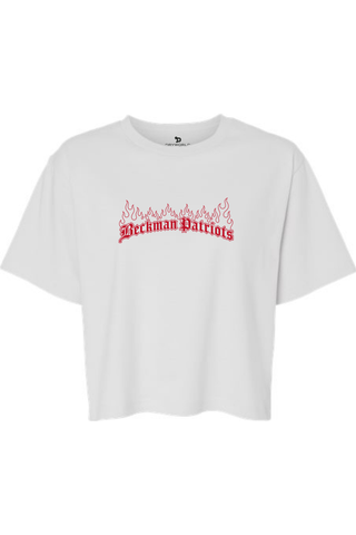 Beckman Patriots Women's Fine Jersey Boxy Tee - Lifestyle 7