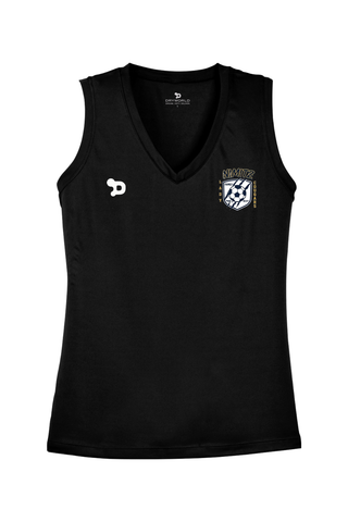 Nimitz High School Girls Soccer Ladies Sleeveless PosiCharge Competitor V-Neck Tee
