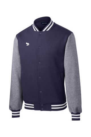 Free D Fleece Letterman Jacket - Lifestyle