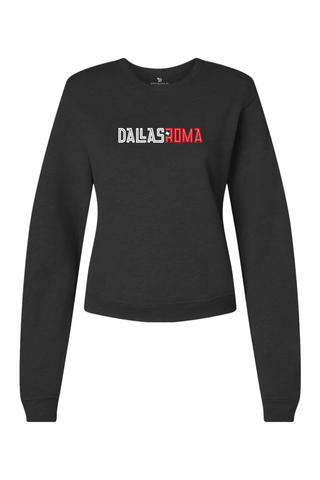 Roma FC Women's Sponge Fleece Classic Crewneck Sweatshirt