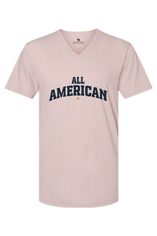 All American CVC V-Neck Tee - Lifestyle Beyond The Game Edition