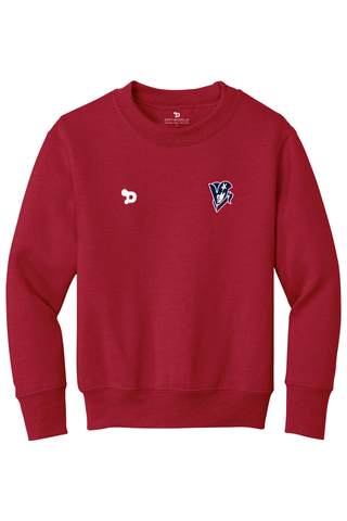 Beckman Patriots Youth Core Fleece Crewneck Sweatshirt