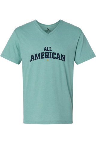 All American CVC V-Neck Tee - Lifestyle Beyond The Game Edition