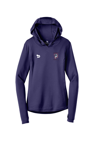 Beckman Football Ladies PosiCharge Competitor Hooded Pullover