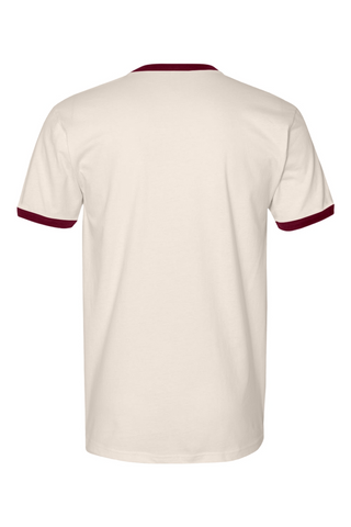 Roma FC Unisex Cotton Ringer T-Shirt