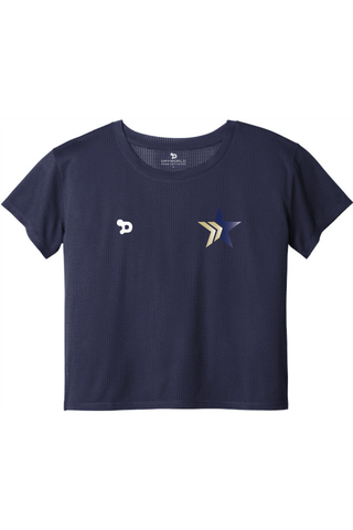 Change The Game Ladies PosiCharge® Draft Crop Tee