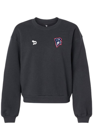 Beckman Patriots ReFlex Women's Fleece Crewneck Sweatshirt