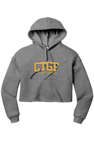 Change The Game Women’s Sponge Fleece Cropped Fleece Hoodie - Lifestyle CTGF