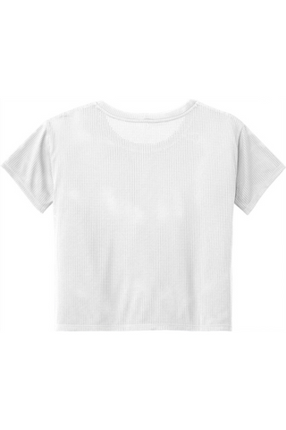 Flag Football Jamaica Sport-Tek Ladies PosiCharge® Draft Crop Tee