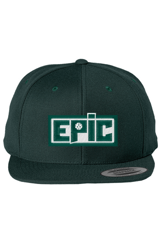 EPIC Classic Flat Bill Snapback Cap