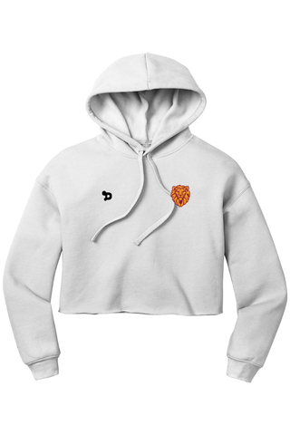 Woodbridge Warriors Women’s Sponge Fleece Cropped Fleece Hoodie - Lifestyle