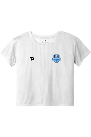 Internacional Ladies PosiCharge® Draft Crop Tee