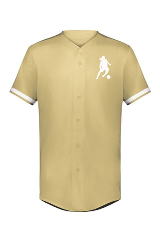 Ronaldinho Bruxo Youth Cutter+ Full Button Baseball Jersey