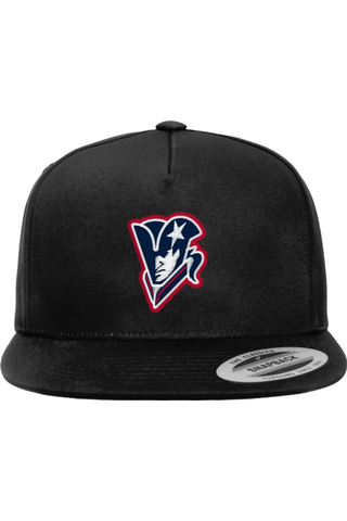 Beckman Patriots Five-Panel Cotton Twill Snapback Cap