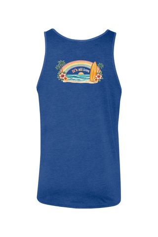 It's All Love Beach Unisex Jersey Tank