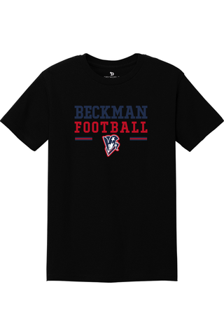 Beckman Patriots Unisex Heavyweight Cotton Tee - Lifestyle Beckman Football Edition
