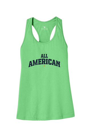 All American Women’s Jersey Racerback Tank - Lifestyle Beyond The Game Edition