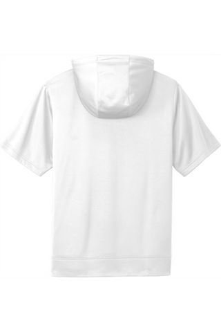 A&D Sport-Wick Fleece Short Sleeve Hooded Pullover