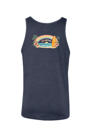 It's All Love Beach Unisex Jersey Tank