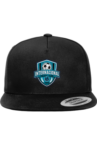 Internacional Five-Panel Cotton Twill Snapback Cap